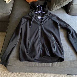 American Eagle black zip up jacket